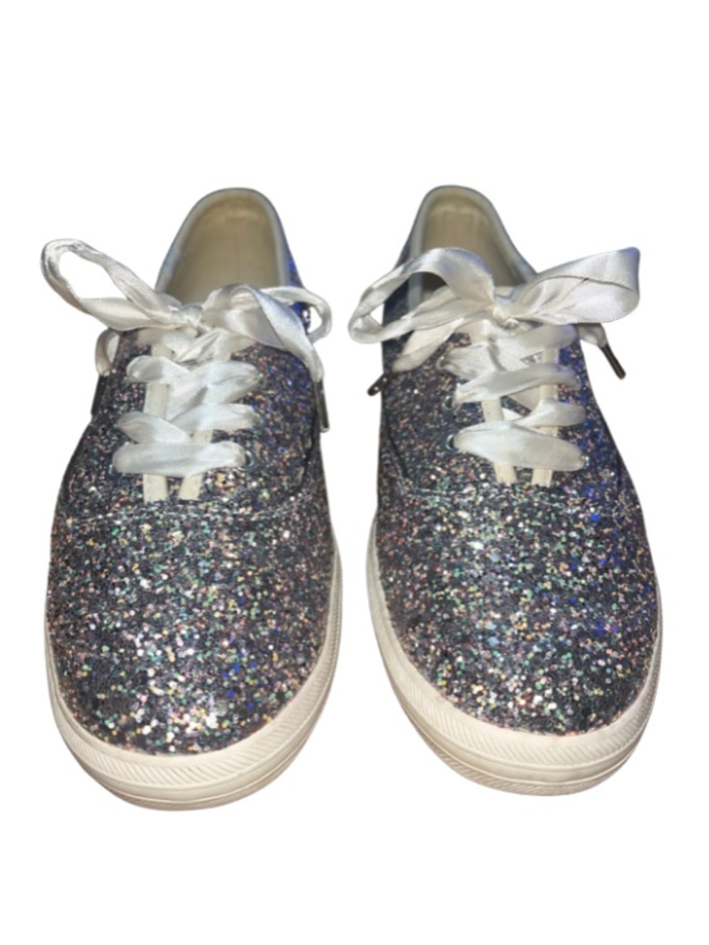 Keds x Kate Spade Champion Silver
Glitter Women’s Sneakers - Size 7.5